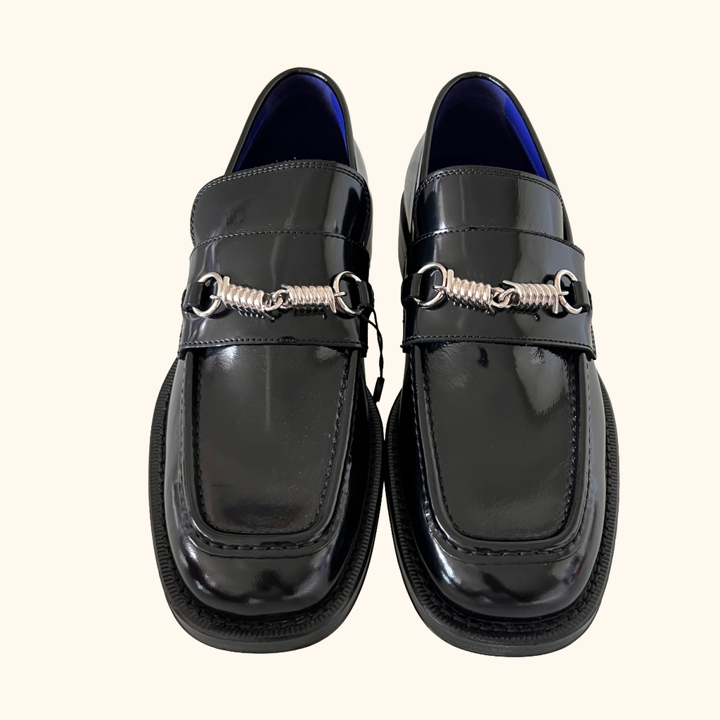 Burberry barbed loafers