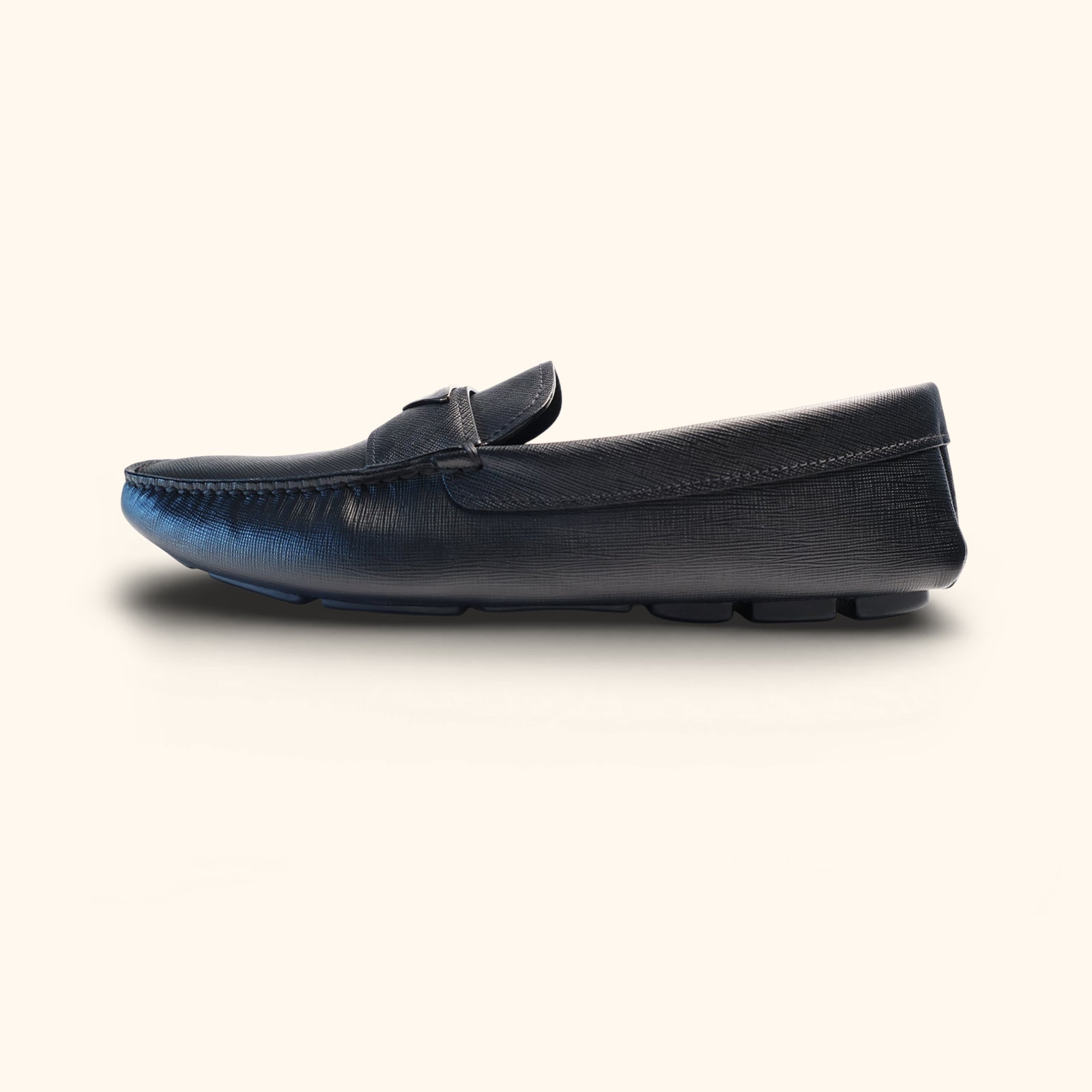 Saffiano Mens leather driver