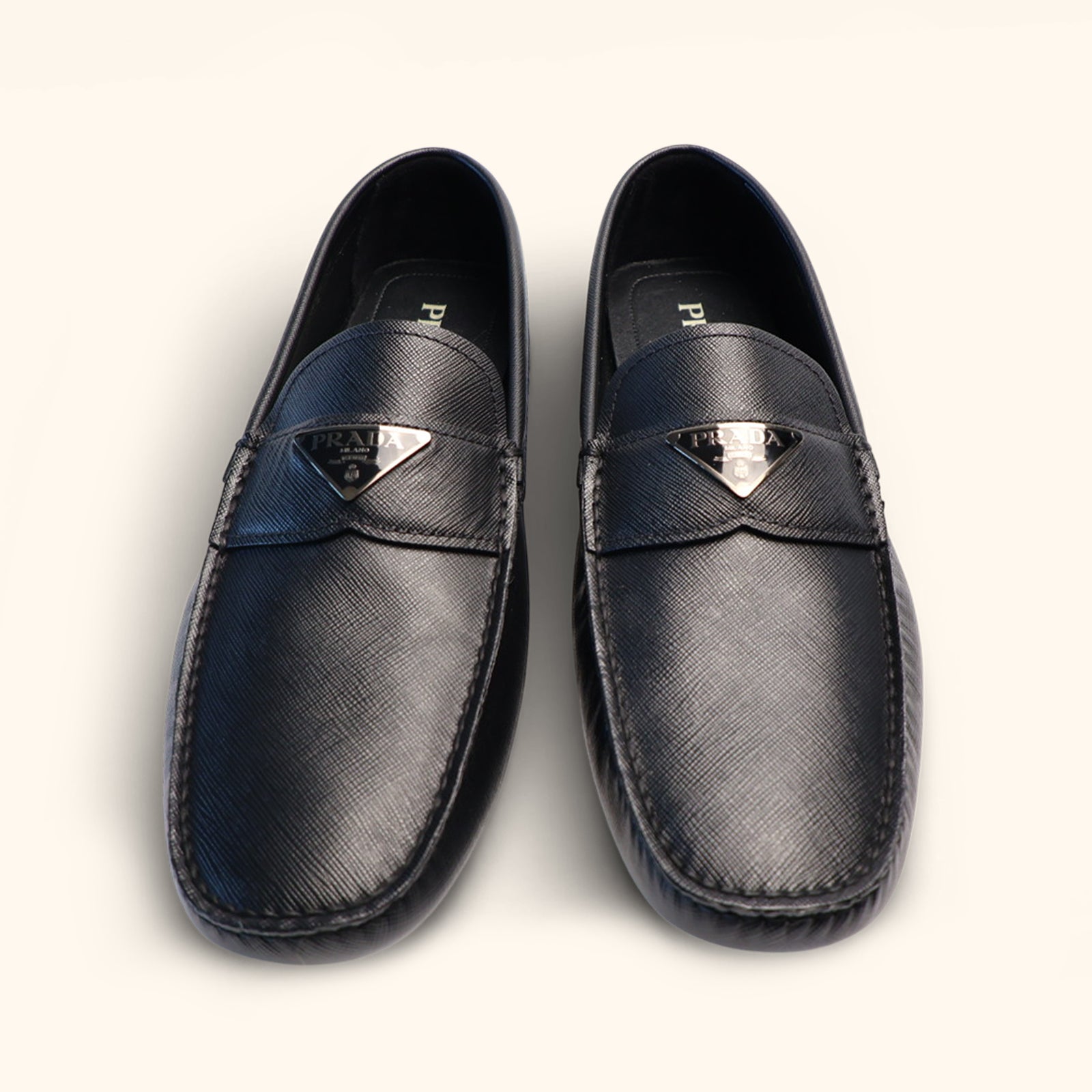 Saffiano Mens leather driver