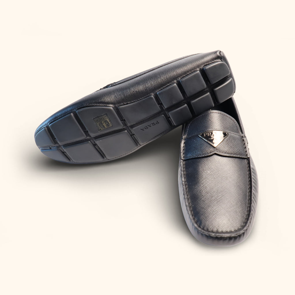 Saffiano Mens leather driver