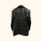 Punk leather jacket