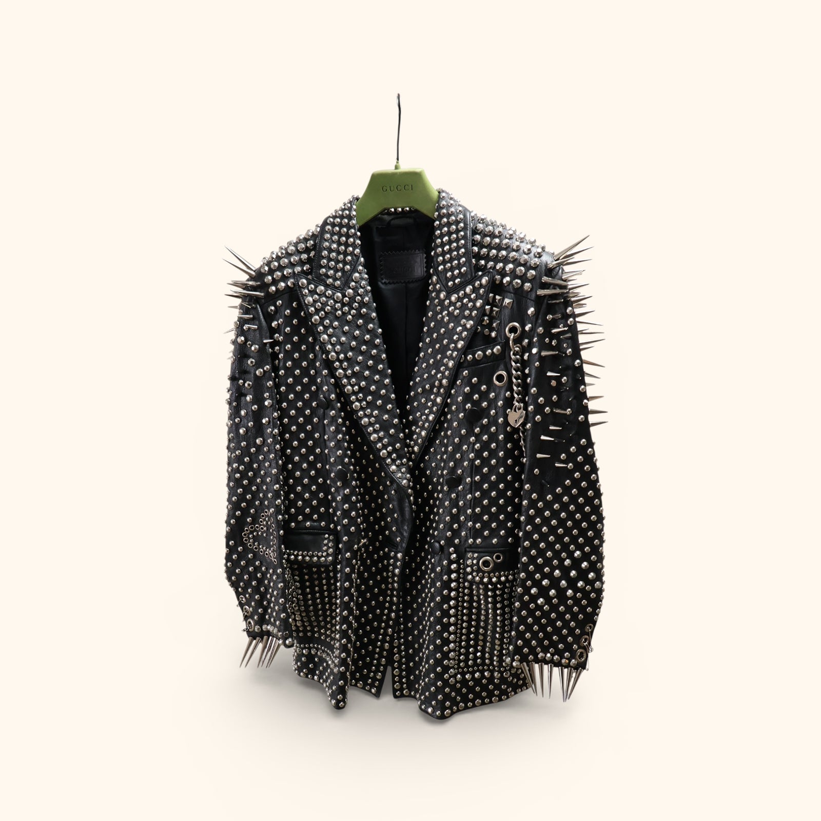Punk leather jacket