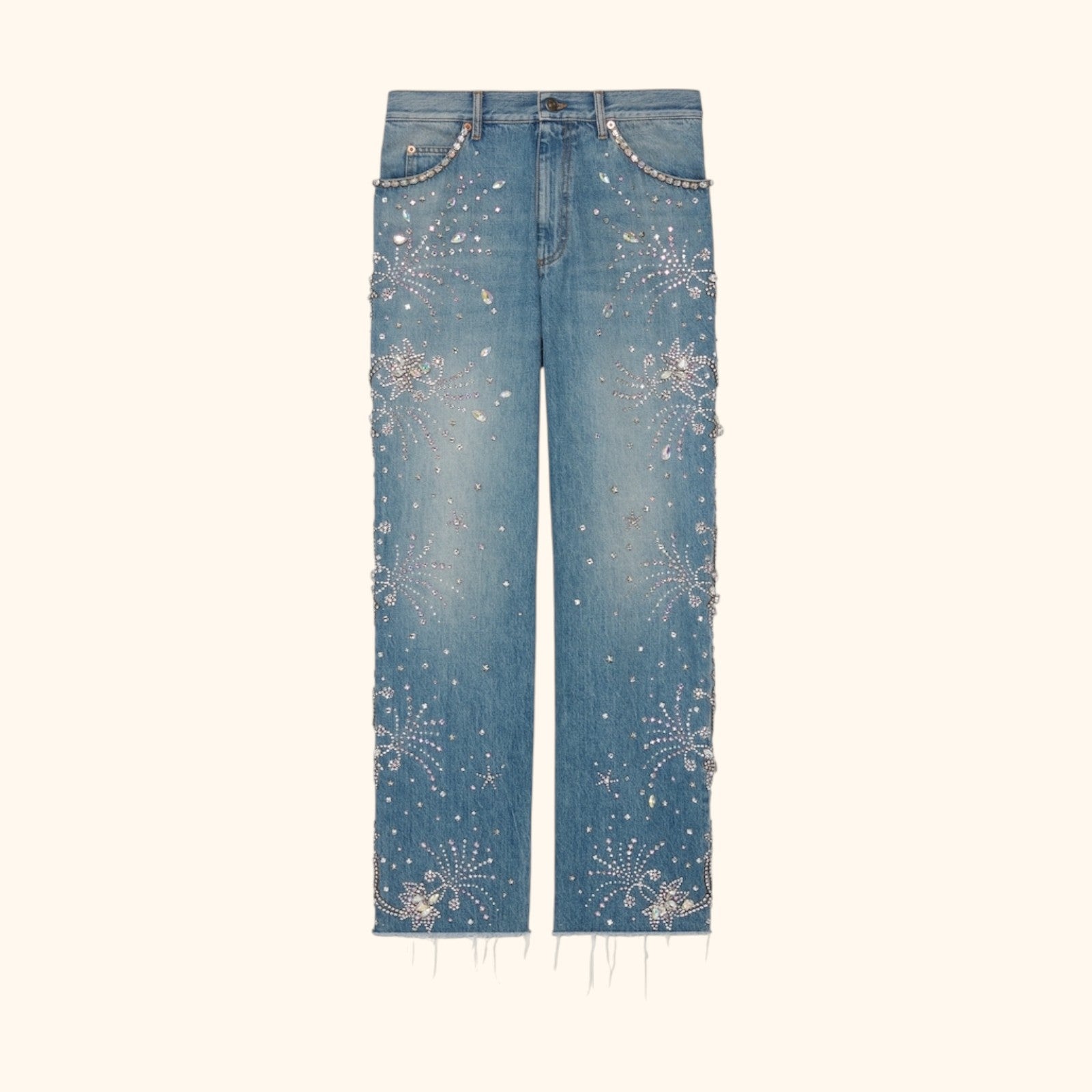 Denim Crystal trouser