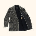 Punk leather jacket