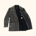 Punk leather jacket