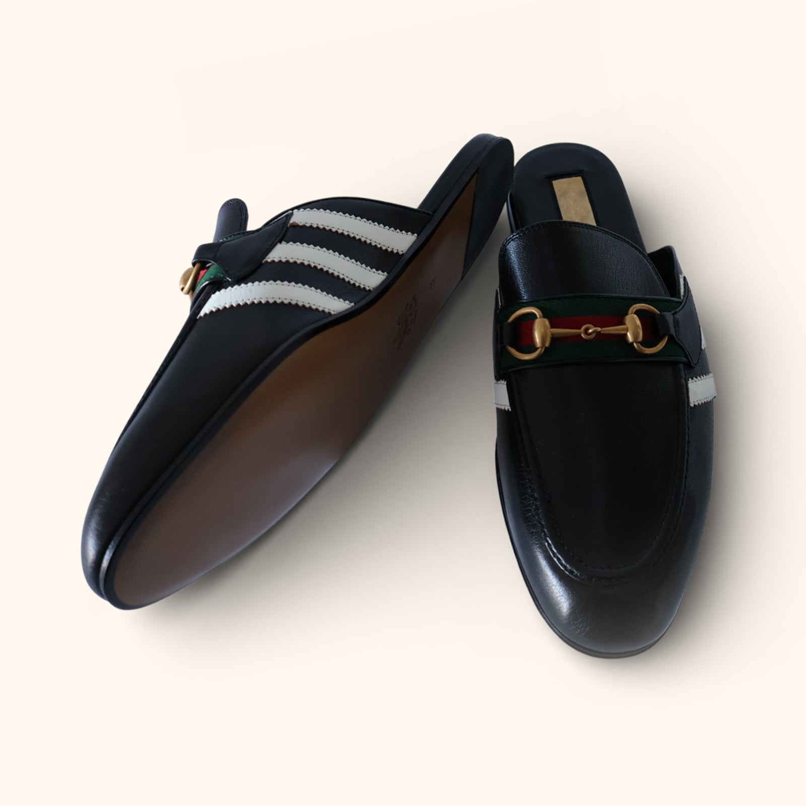 Gucci x adidas mules