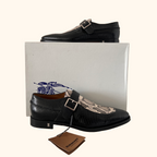 BUrberry python loafers