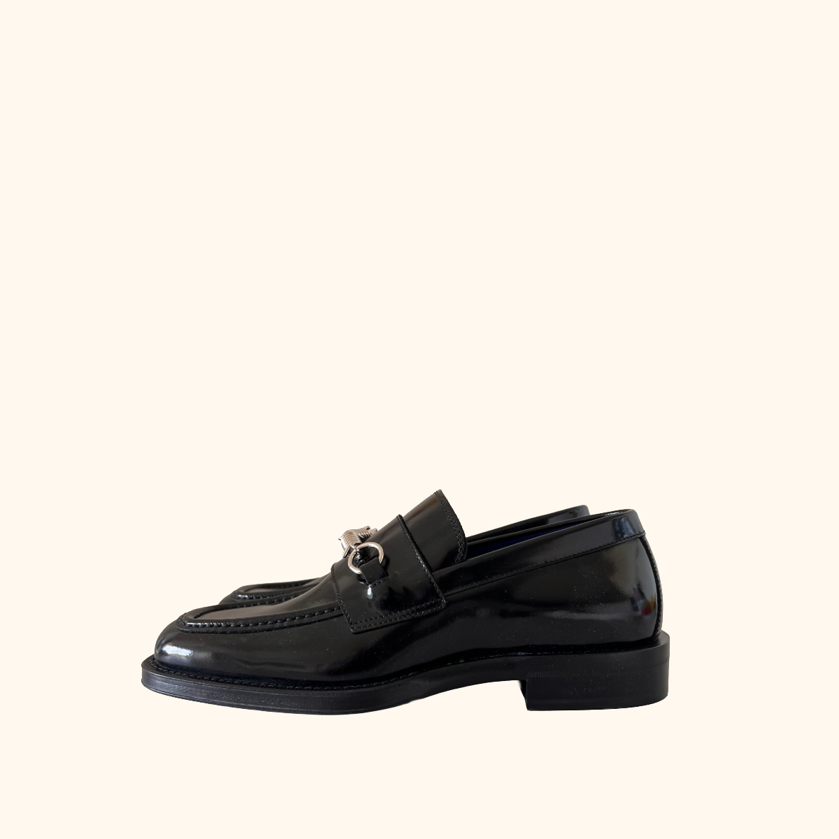 Burberry barbed loafers
