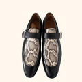 BUrberry python loafers