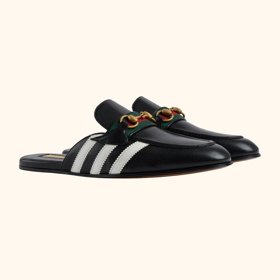 Gucci x adidas mules