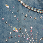Denim Crystal trouser