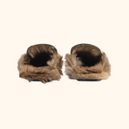 Gucci fur prince town mules