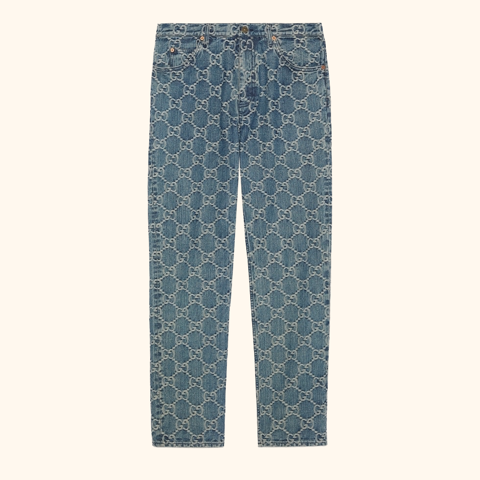 Jacquard jeans