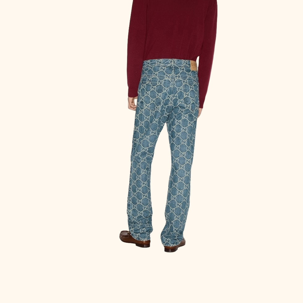 Jacquard jeans