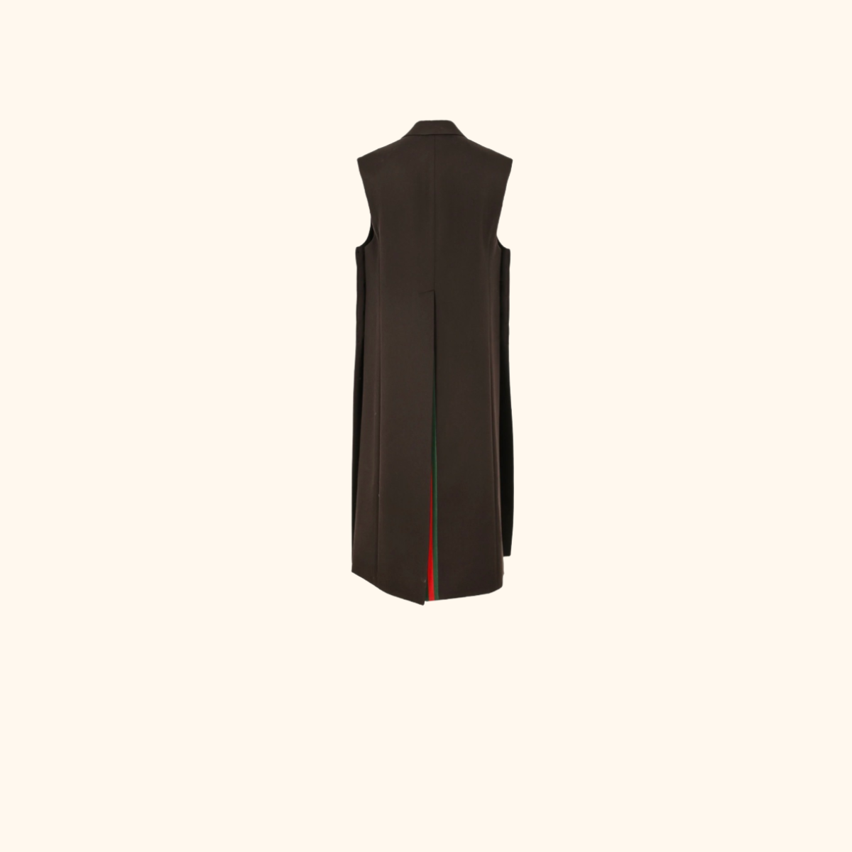 Sleeveless coat