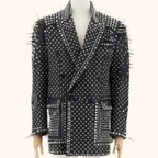 Punk leather jacket