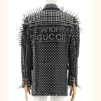 Punk leather jacket