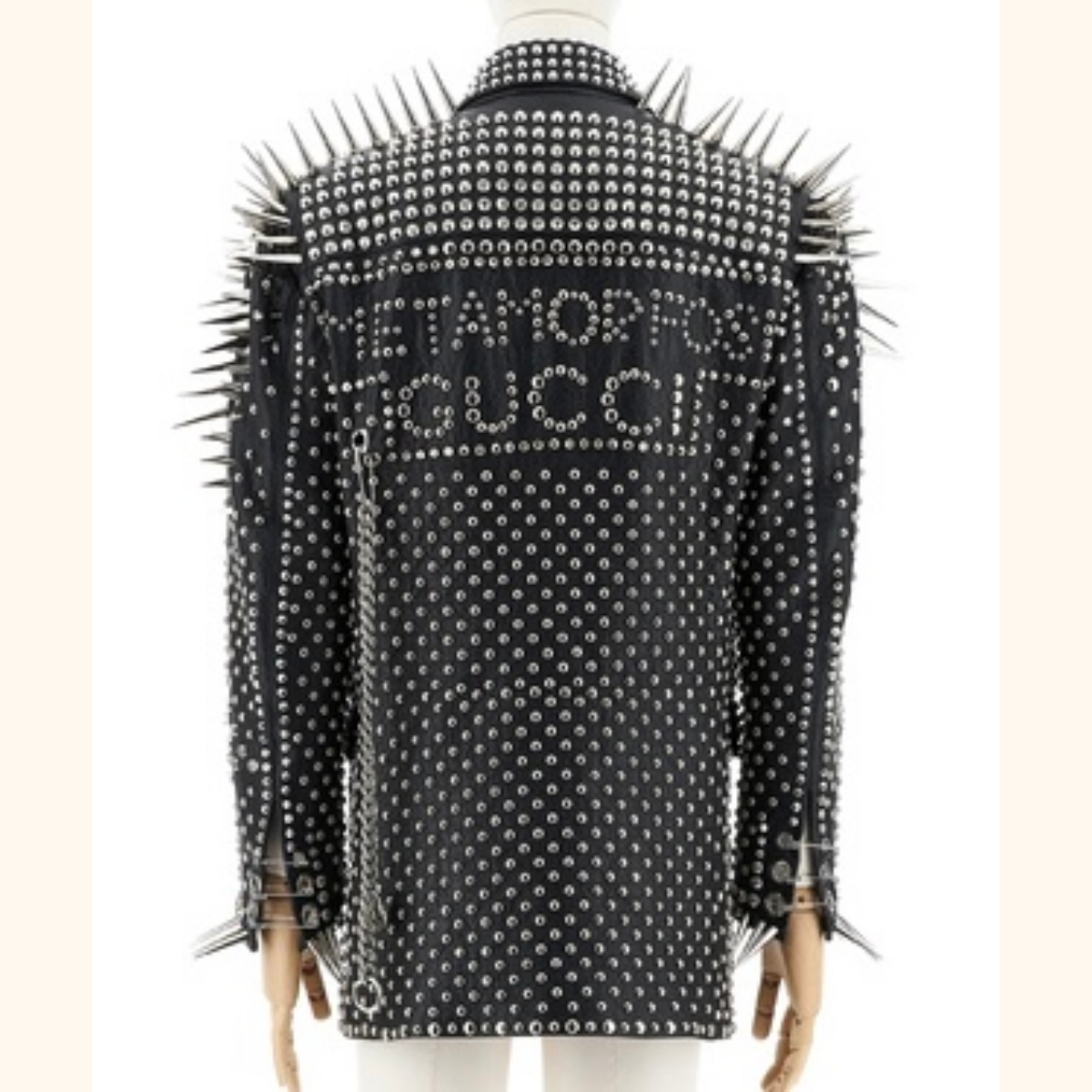 Punk leather jacket