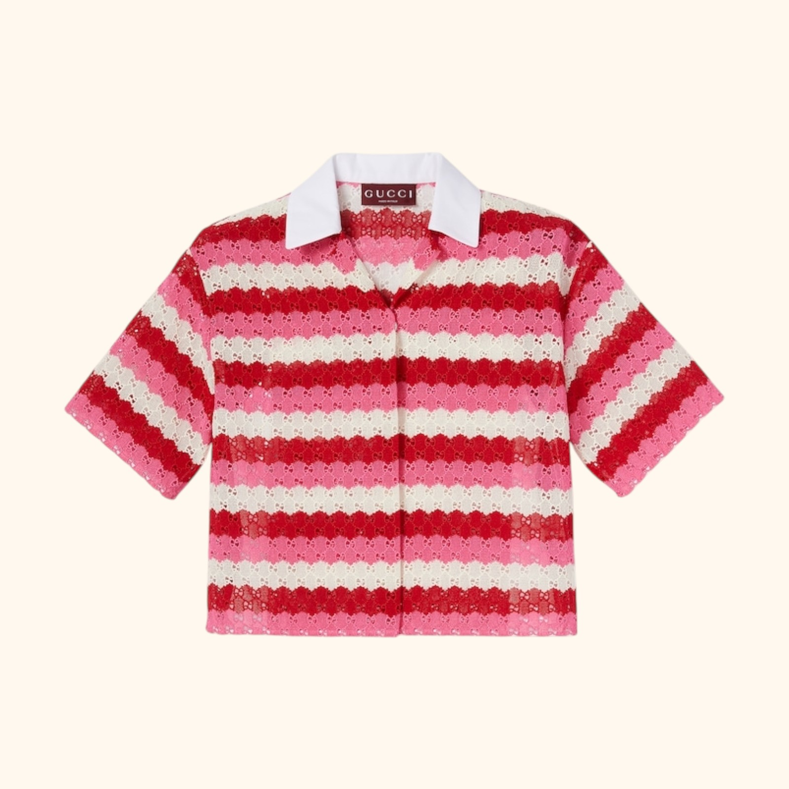 GG macramé shirt