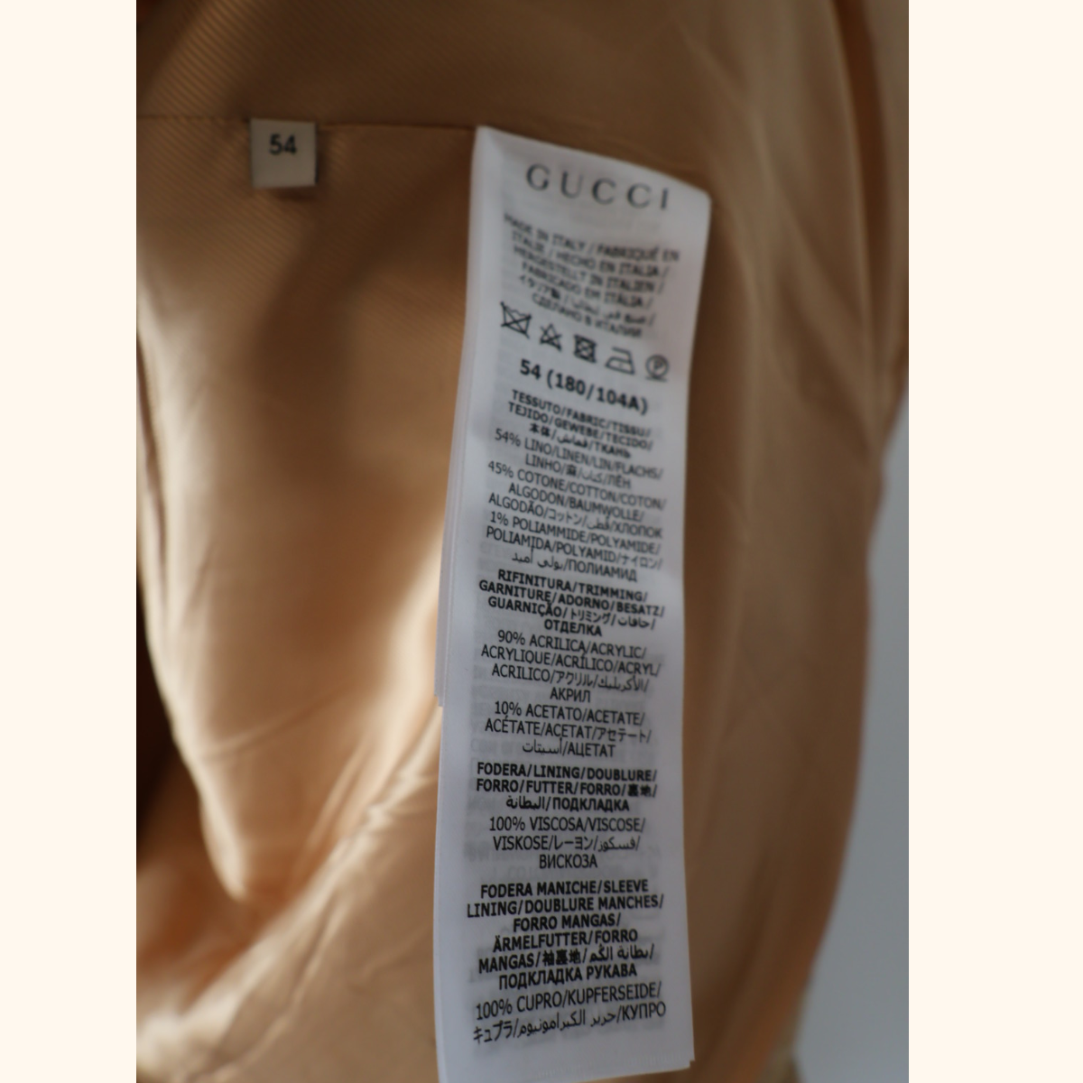 Gucci linen and cotton jacket