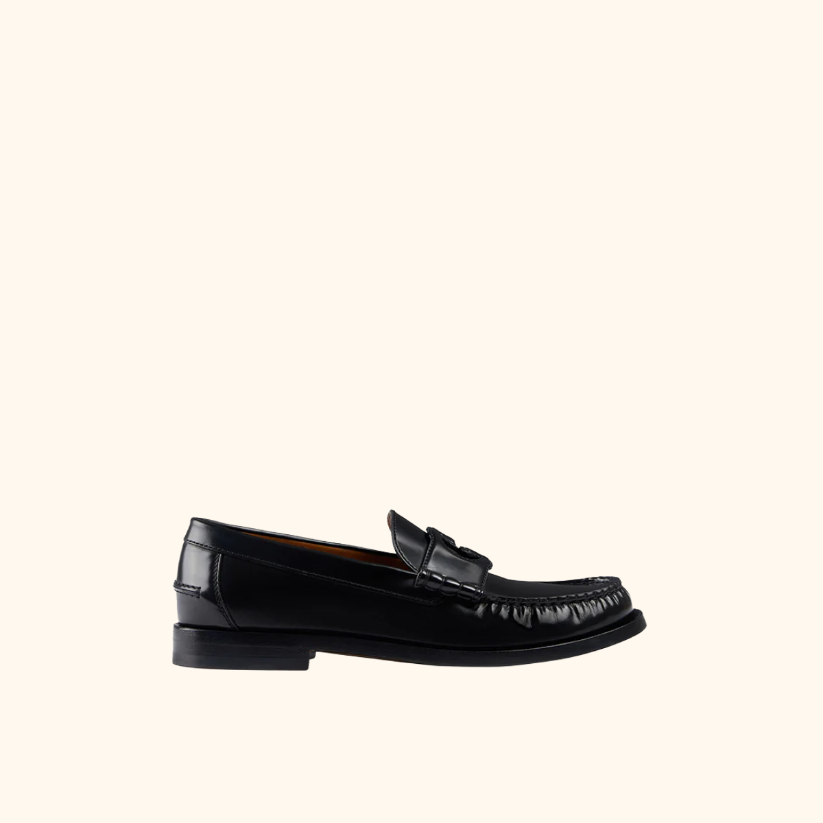 Kaveh Cut out black loafer