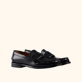 Kaveh Cut out black loafer
