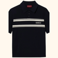 Wool cashmere blend polo