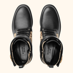 GG Jumbo Canvas Marmont Boot