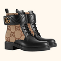 GG Jumbo Canvas Marmont Boot