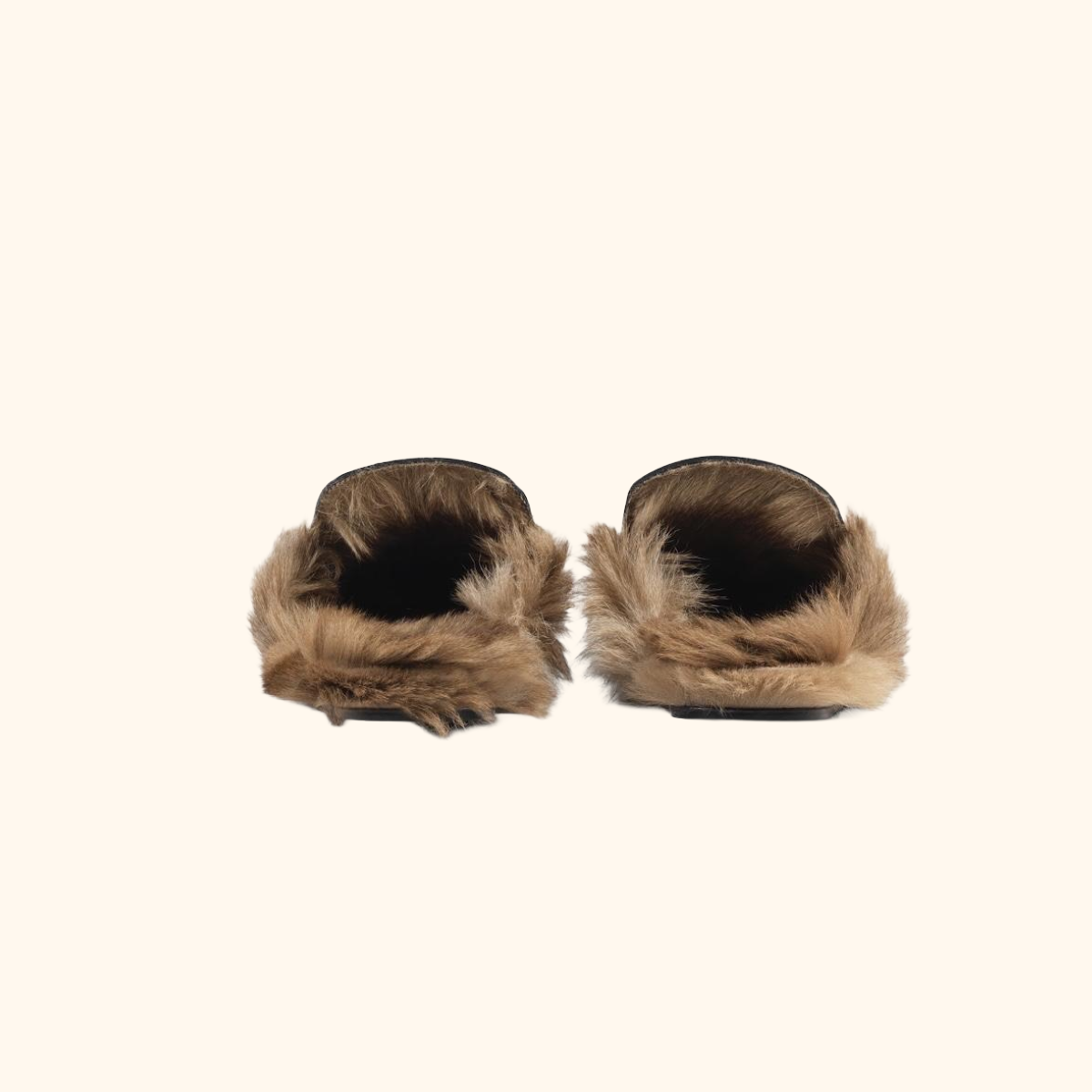 Gucci Princetown Shearling-lined Leather Slippers