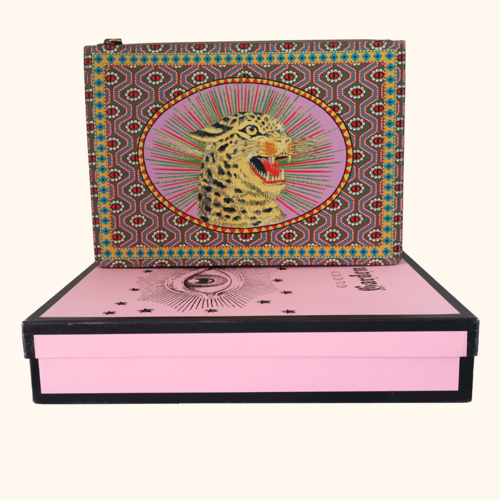 Gucci garden clutch