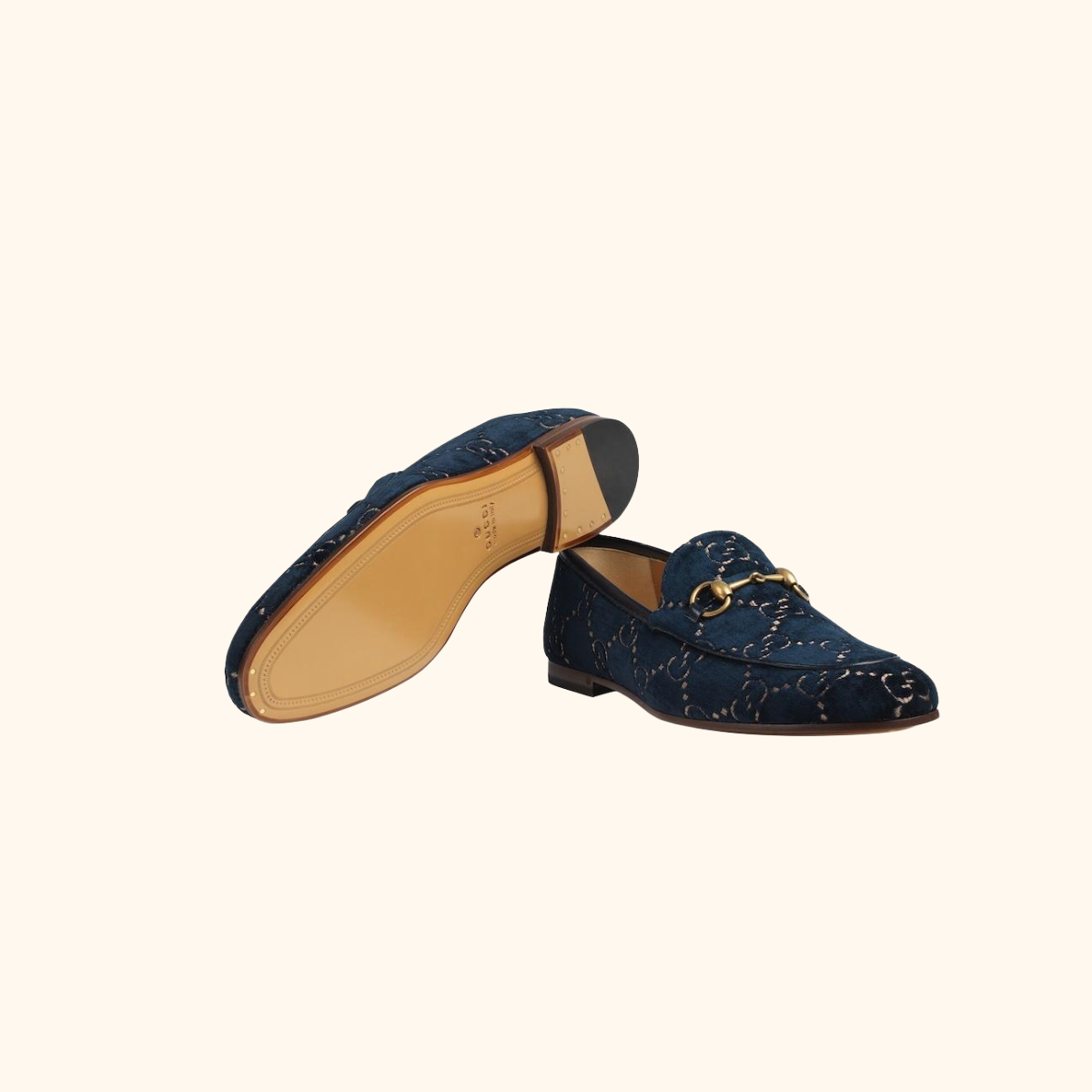 Gucci Jordaan GG Velvet Loafers