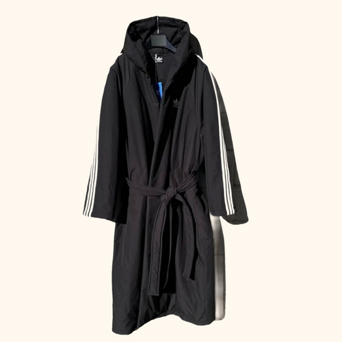Balenciaga hooded wrap coat unisex
