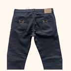Horsebit denim