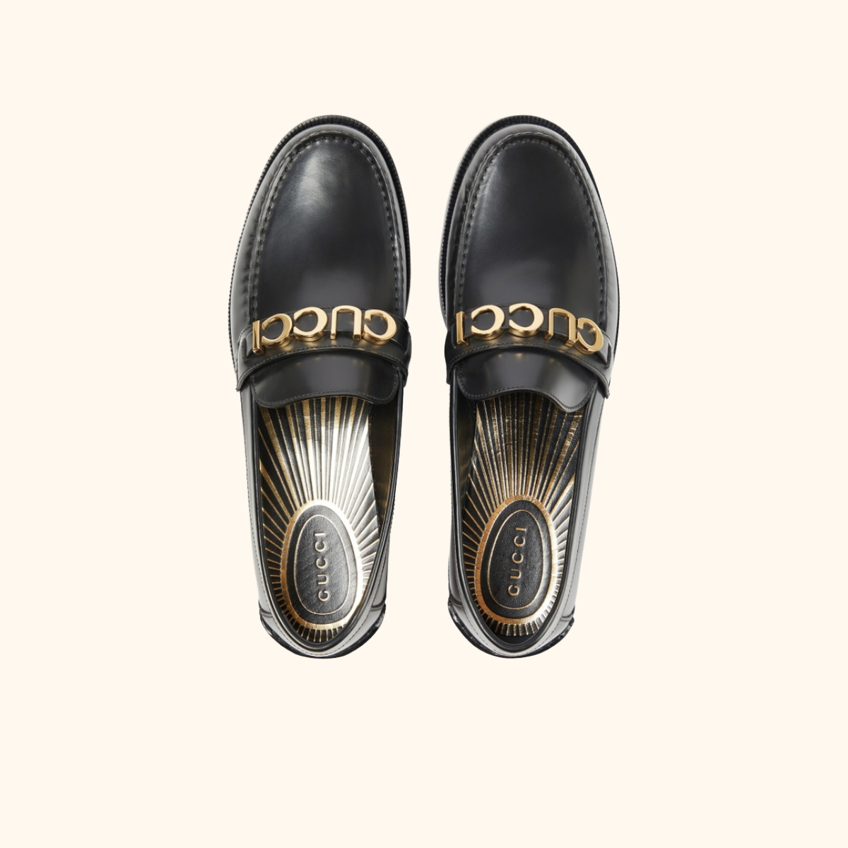 Logo plaque loafer