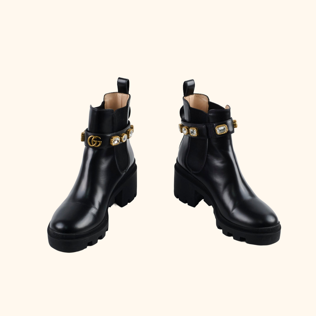Crystal Belt Boot