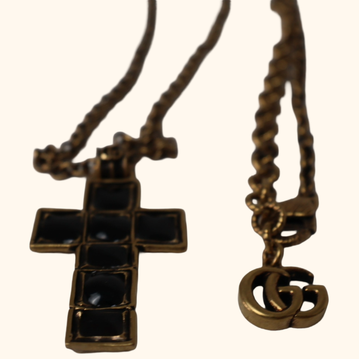 Gucci cross necklace