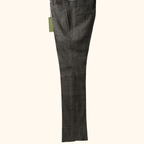 Check wool-blend trousers