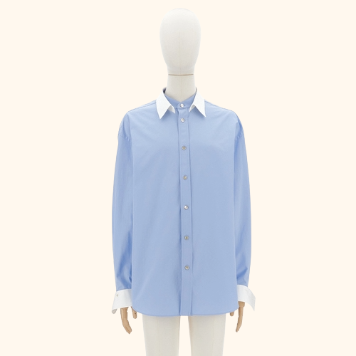 Men’s shirt with double collar