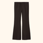stripe wide legs trouser