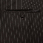stripe wide legs trouser