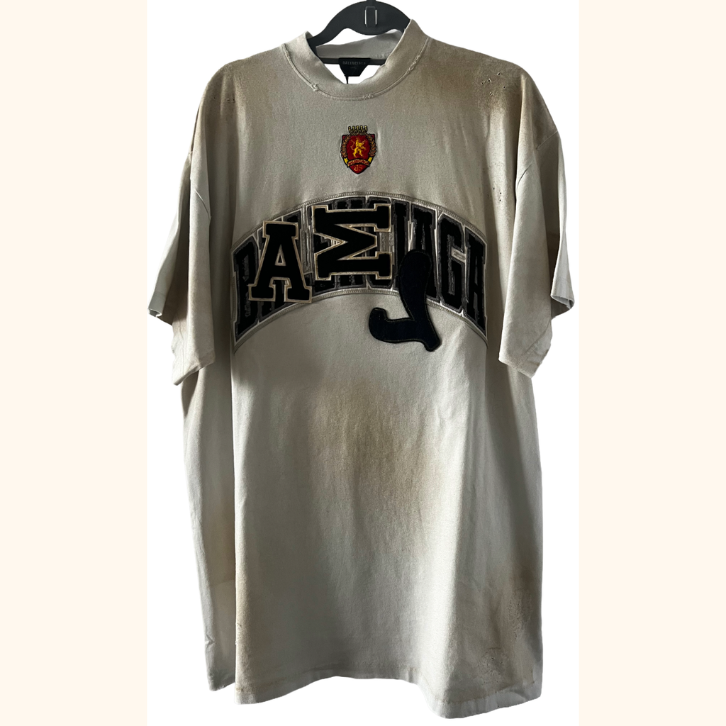Oversized dirty white t shirt