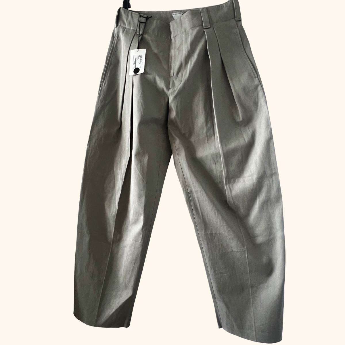 Cotton twill trouser