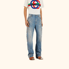 Denim Crystal trouser