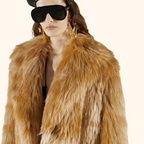 Women faux fur coat