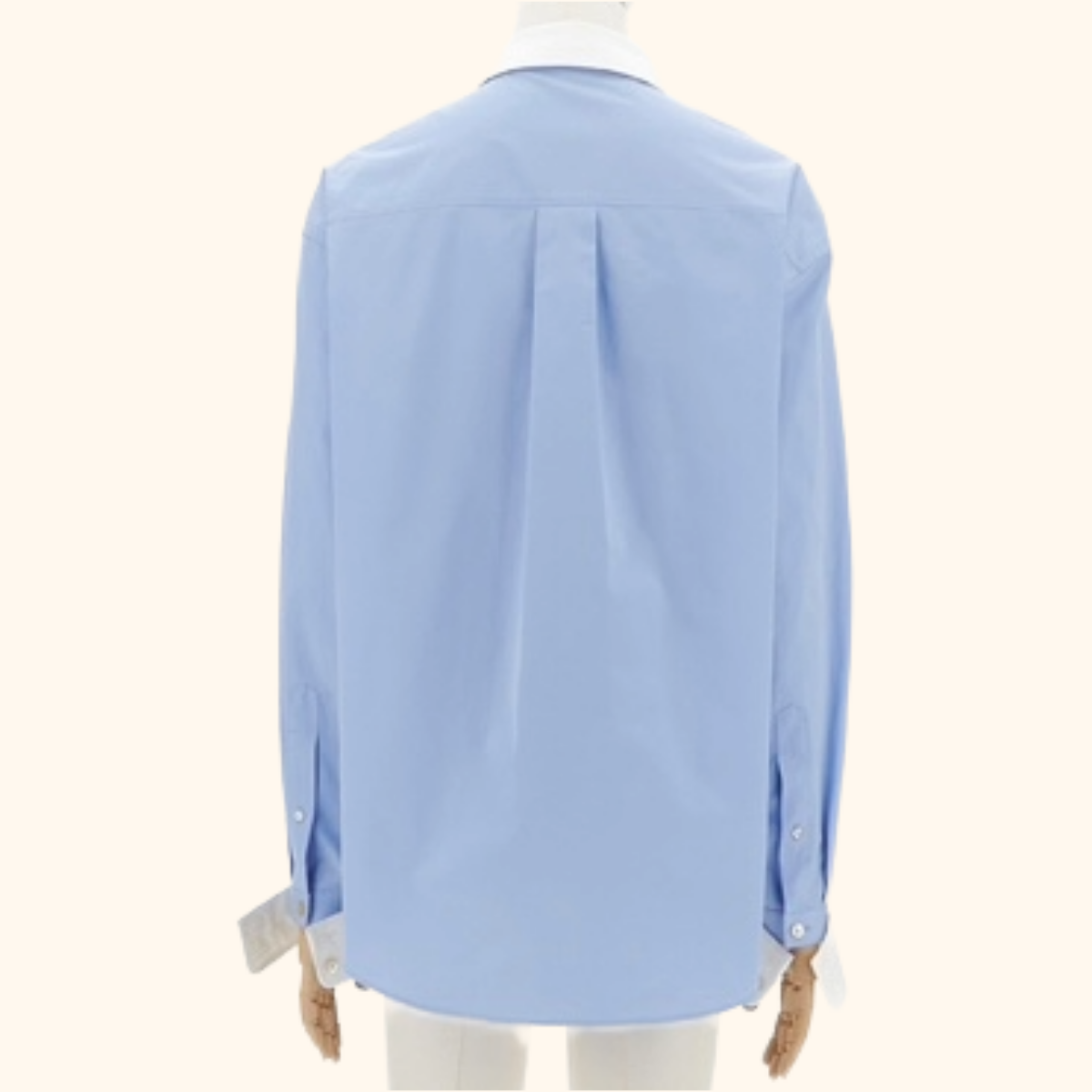 Men’s shirt with double collar