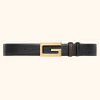 Reversible belt with square G belt