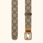 Supreme reversible belt with interlocking G