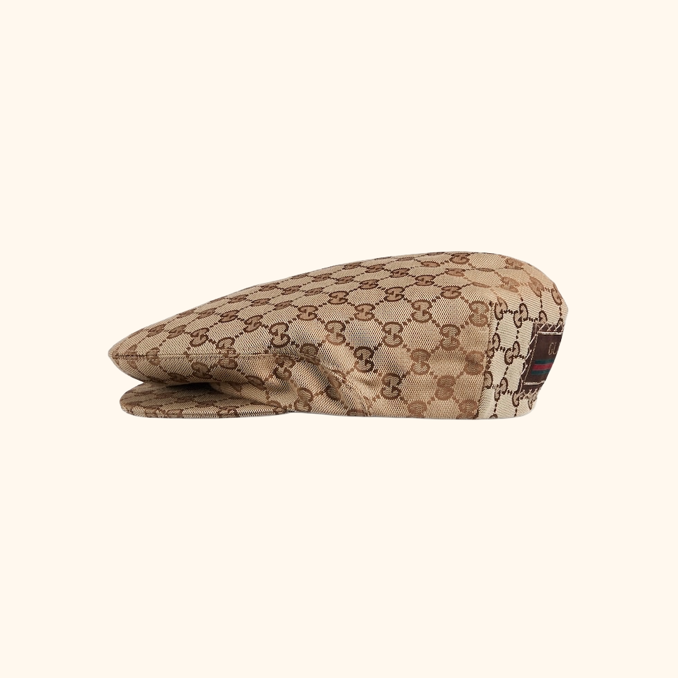 Canvas flat cap