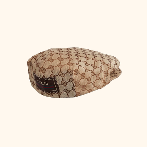 Canvas flat cap